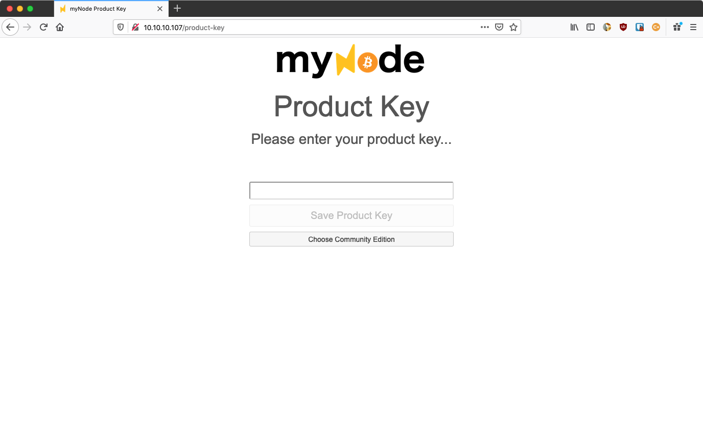 Install MyNode on Pi4