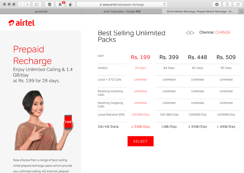 Airtel Plans