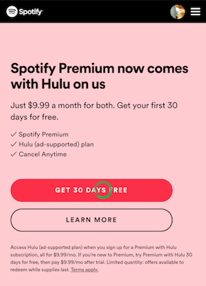 Spotify Premium price