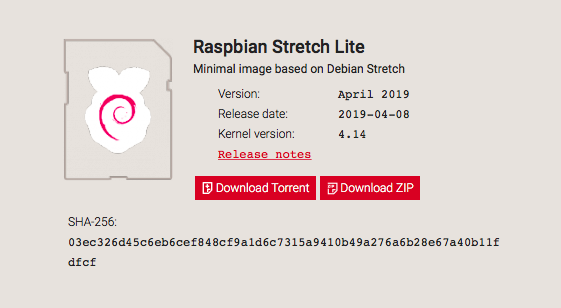 Install Raspbian on Pi zero
