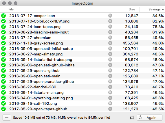 ImageOptim Images