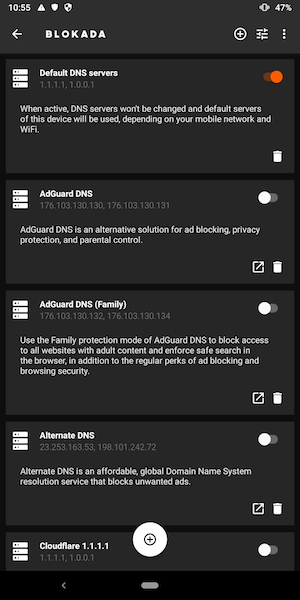 DNS on Android