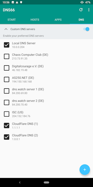 DNS on Android