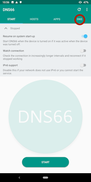 DNS on Android