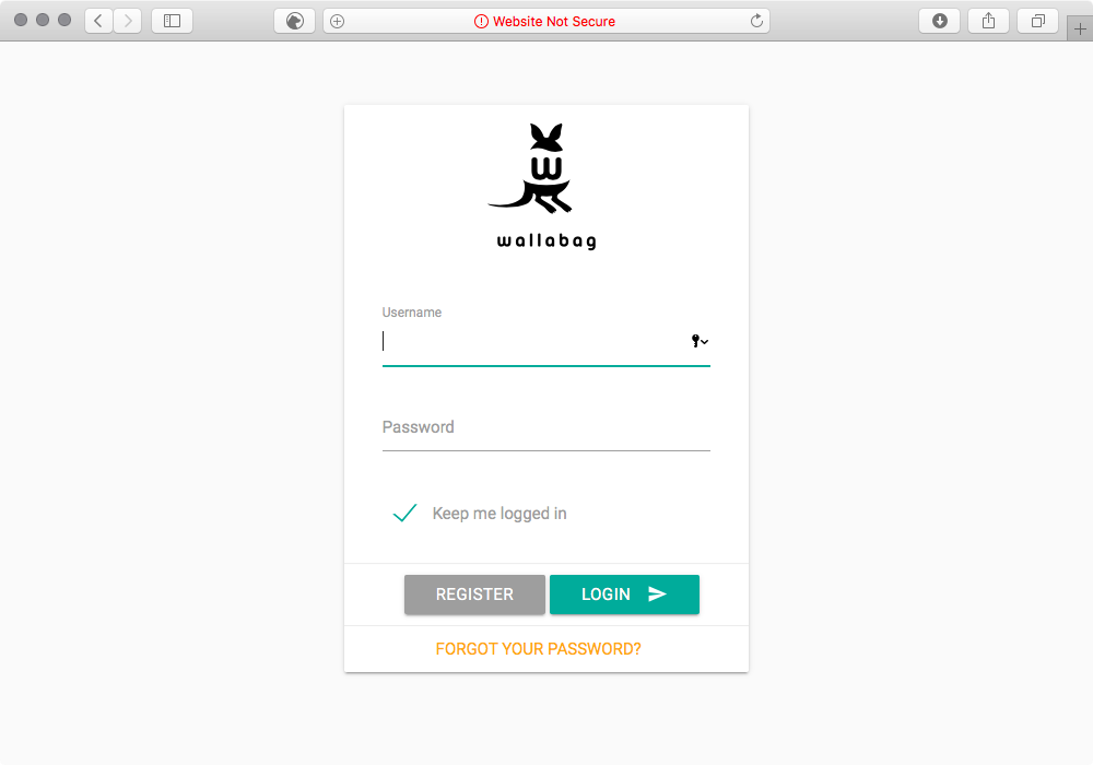 Wallabag Login