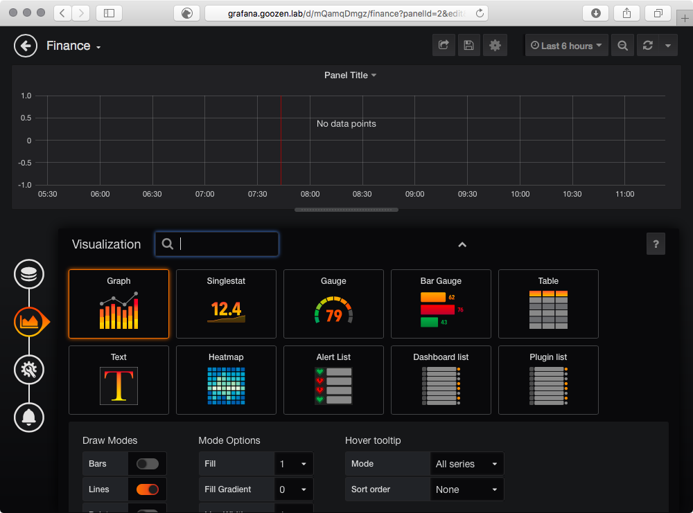 Grafana Graf Settings