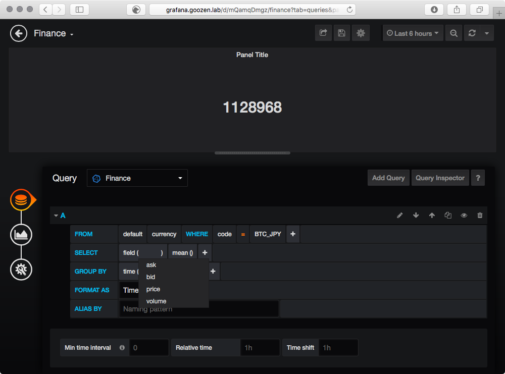 Grafana Single stats